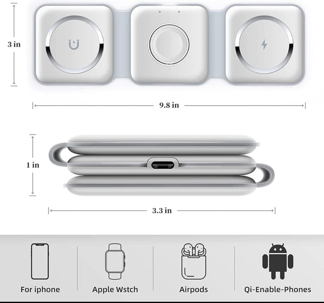 3 in 1 Wireless Charging Pad