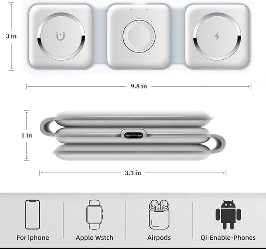 3 in 1 Wireless Charging Pad
